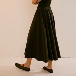 Free People Lowen Midi Skirt